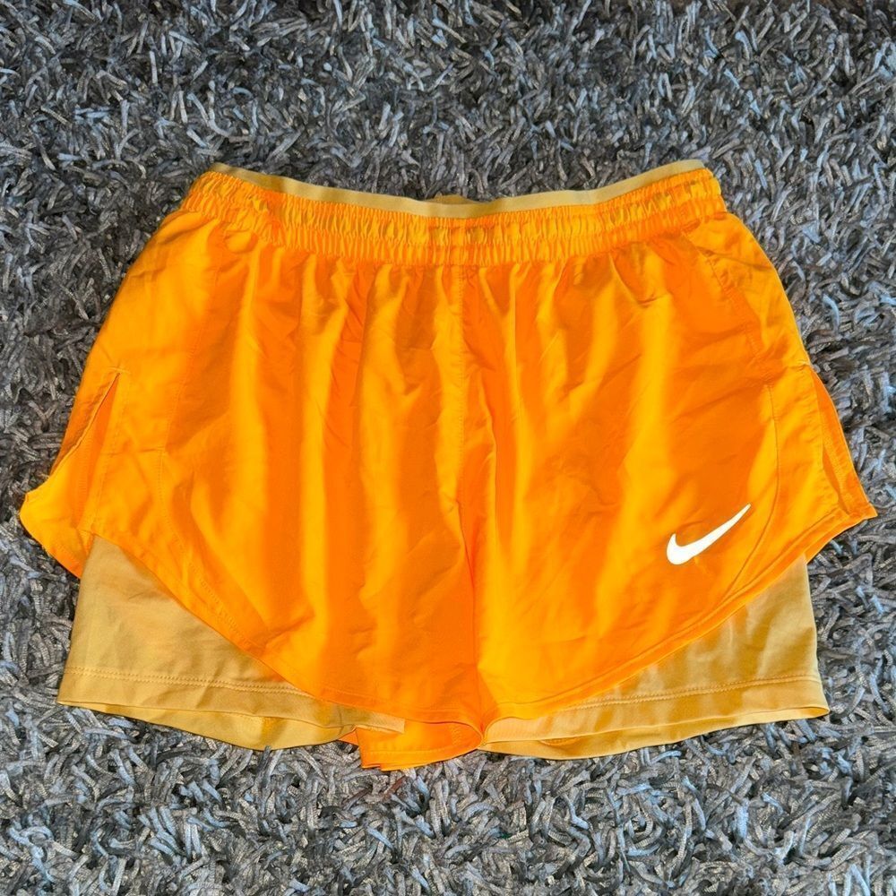 Nike Bright Orange Athletic Shorts S